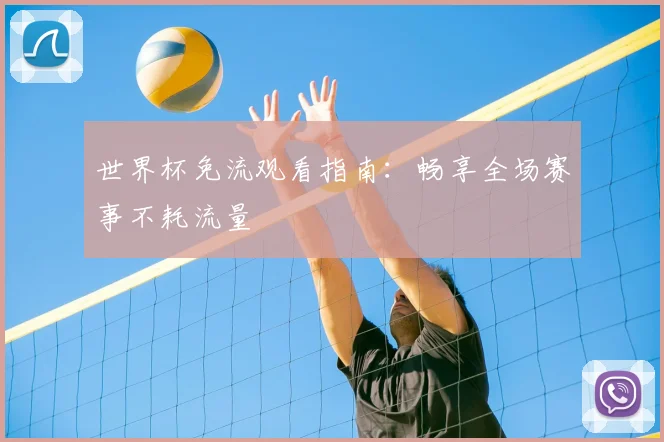 世界杯免流观看指南:畅享全场赛事不耗流量